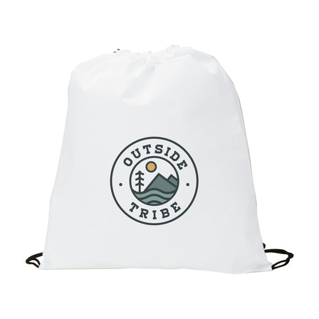 Non-Woven Promobag GRS RPET Rucksack - Weiß