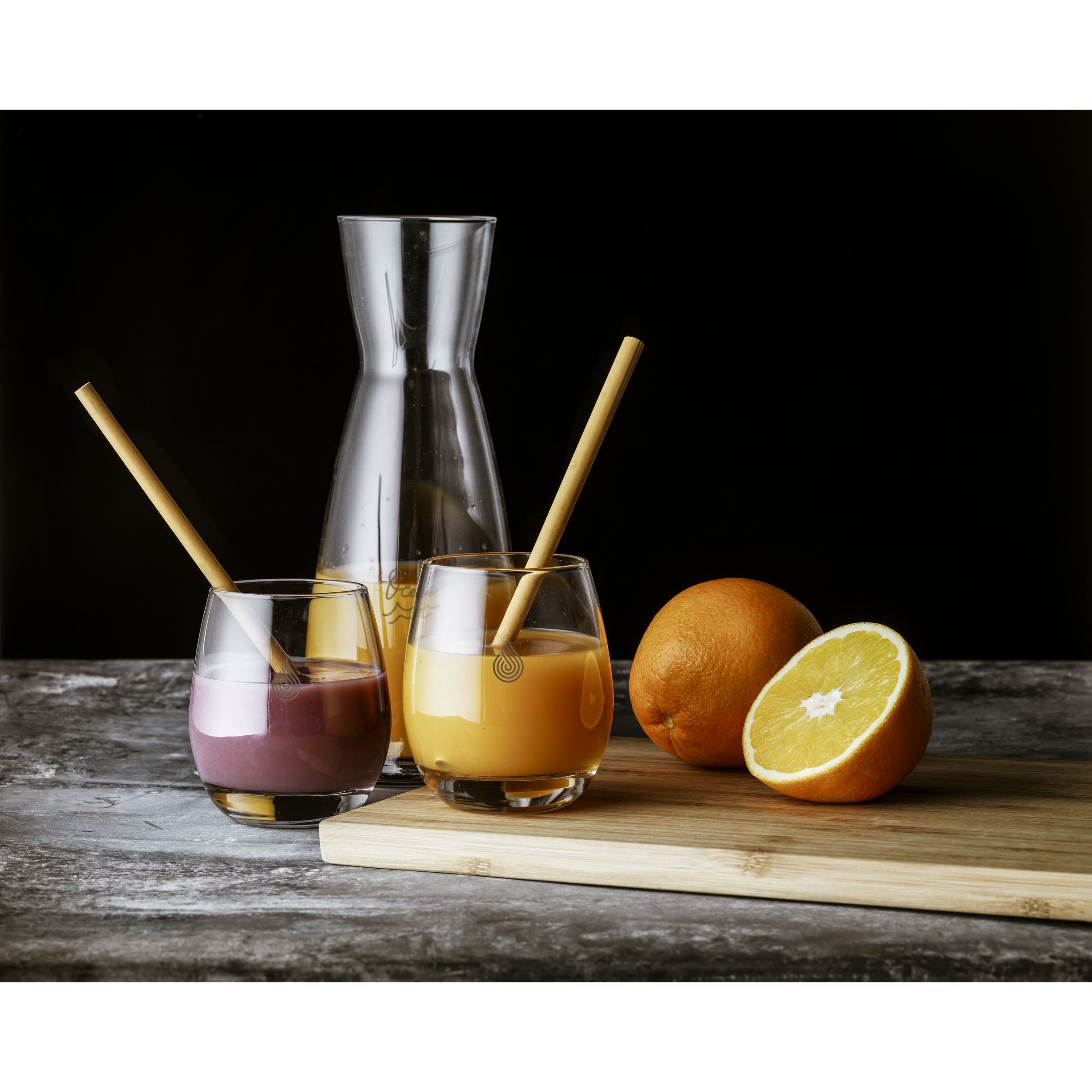 ECO Bamboe Straw Set Bambus-Strohhalme - Bambus