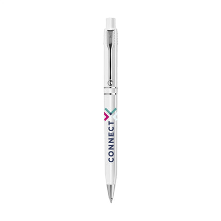 Stilolinea Raja Chrome Recycled Kugelschreiber - Weiß, blauschreibend
