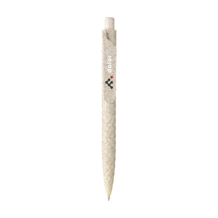 Stalk Wheatstraw Pen Kugelschreiber aus Weizenstroh - Natur, blauschreibend