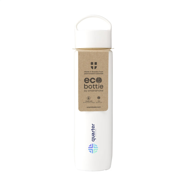 EcoBottle Slim 450 ml plant based - made in EU - Weiß