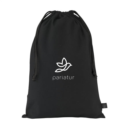 Gift Pouch GRS Recycled Cotton (150 g/m²) L - Schwarz