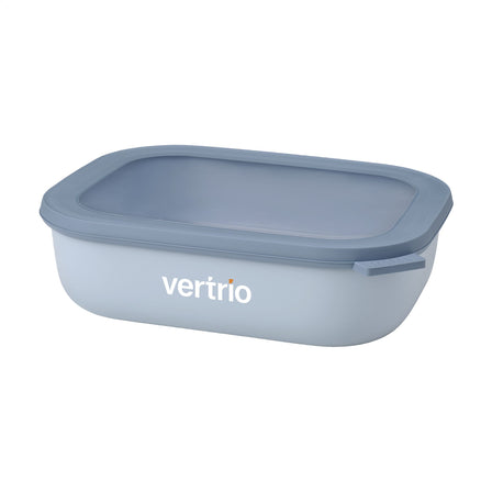 2 ml Mepal Mehrzweckbehälter Cirqula rechteckig 2 L Lunchbox - Nordic Blue