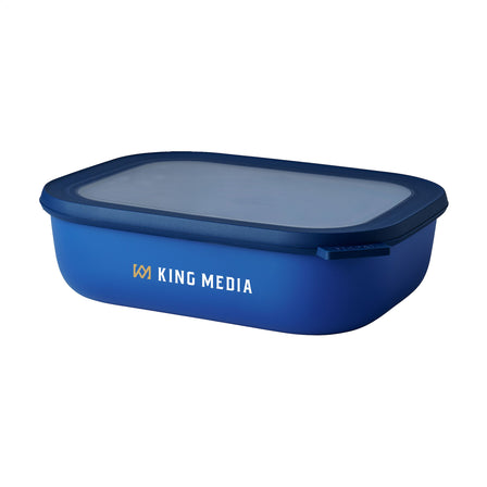 Mepal Mehrzweckbehälter Cirqula rechteckig 2 L Lunchbox - Vivid Blue