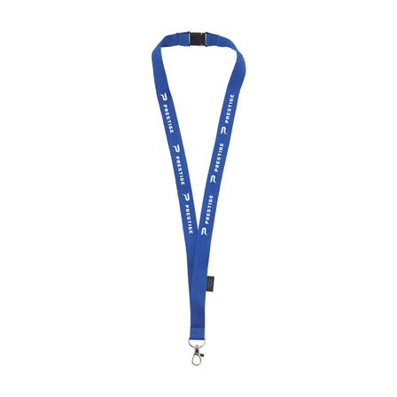 Lanyard Safety  RPET 2 cm Schlüsselband - Blau