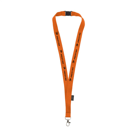 Lanyard Safety  RPET 2 cm Schlüsselband - Orange