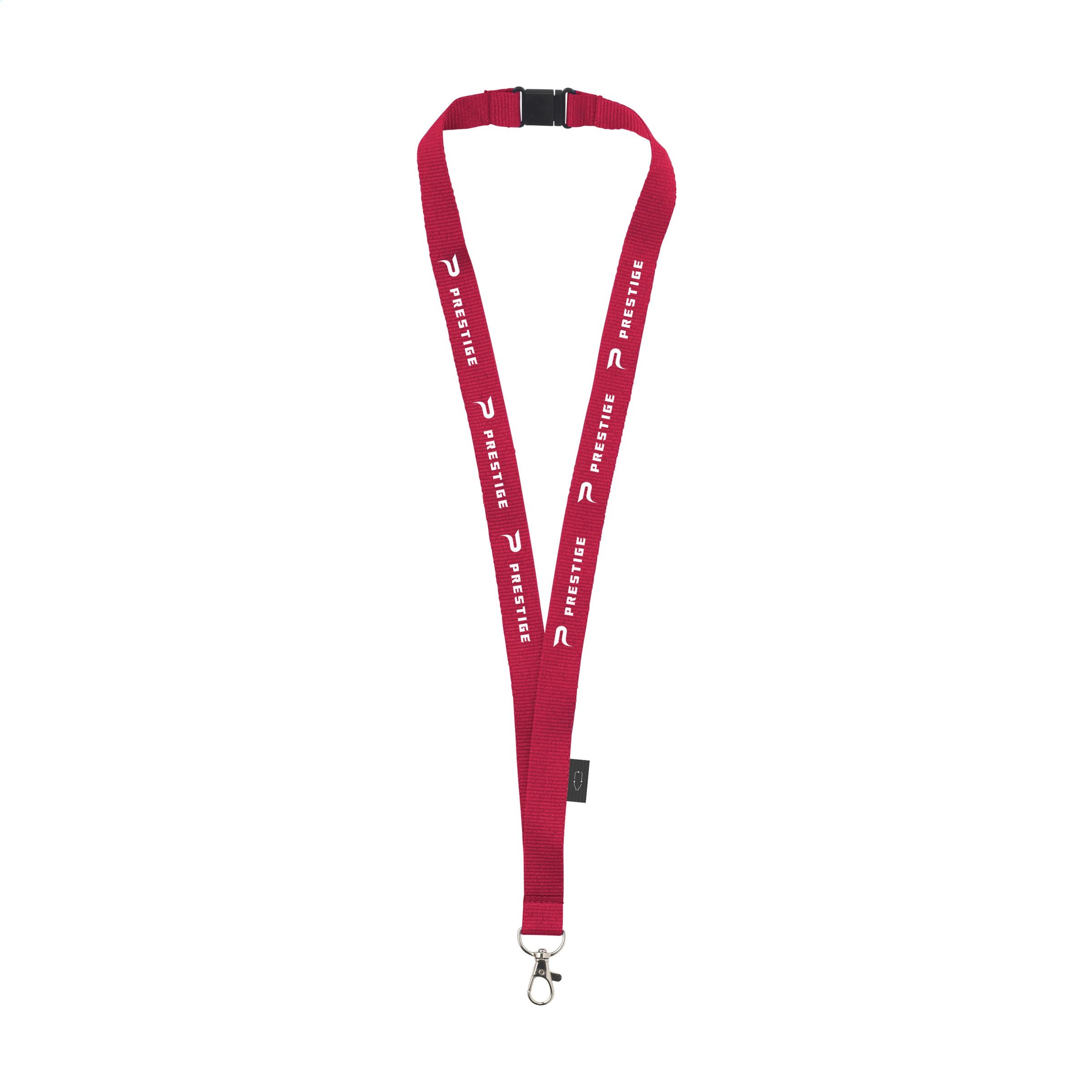 Lanyard Safety  RPET 2 cm Schlüsselband - Rot