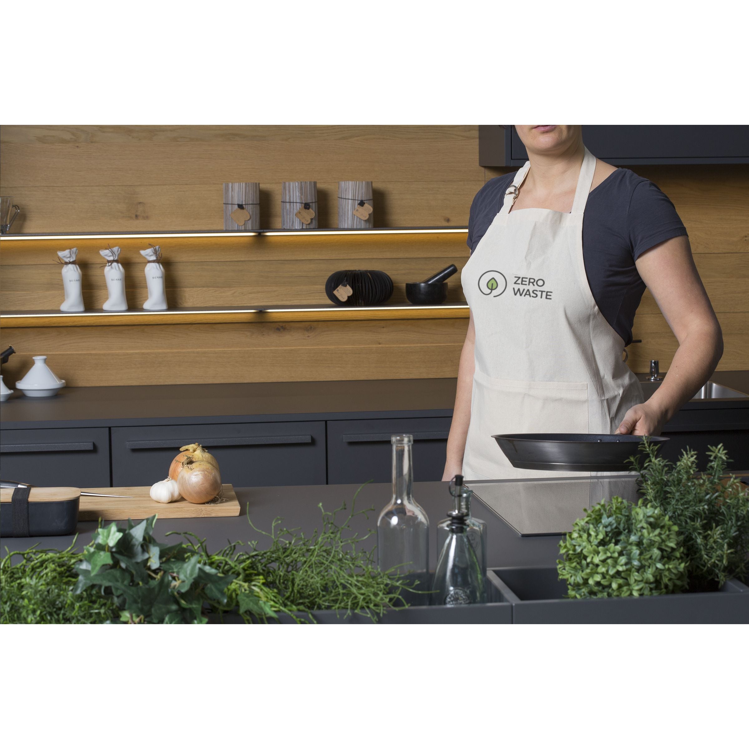 Cocina GRS Recycled Cotton  (160 g/m²) Schürze - Natur