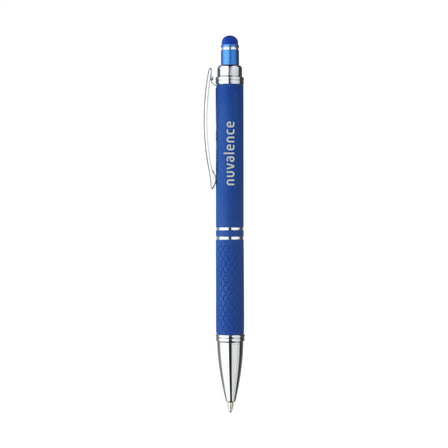Luna Soft Touch Kugelschreiber - Blau, blauschreibend