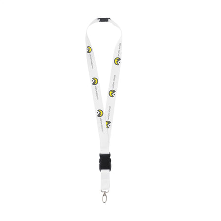 KeyCordSafety 2,4 cm Schlüsselband - Weiß