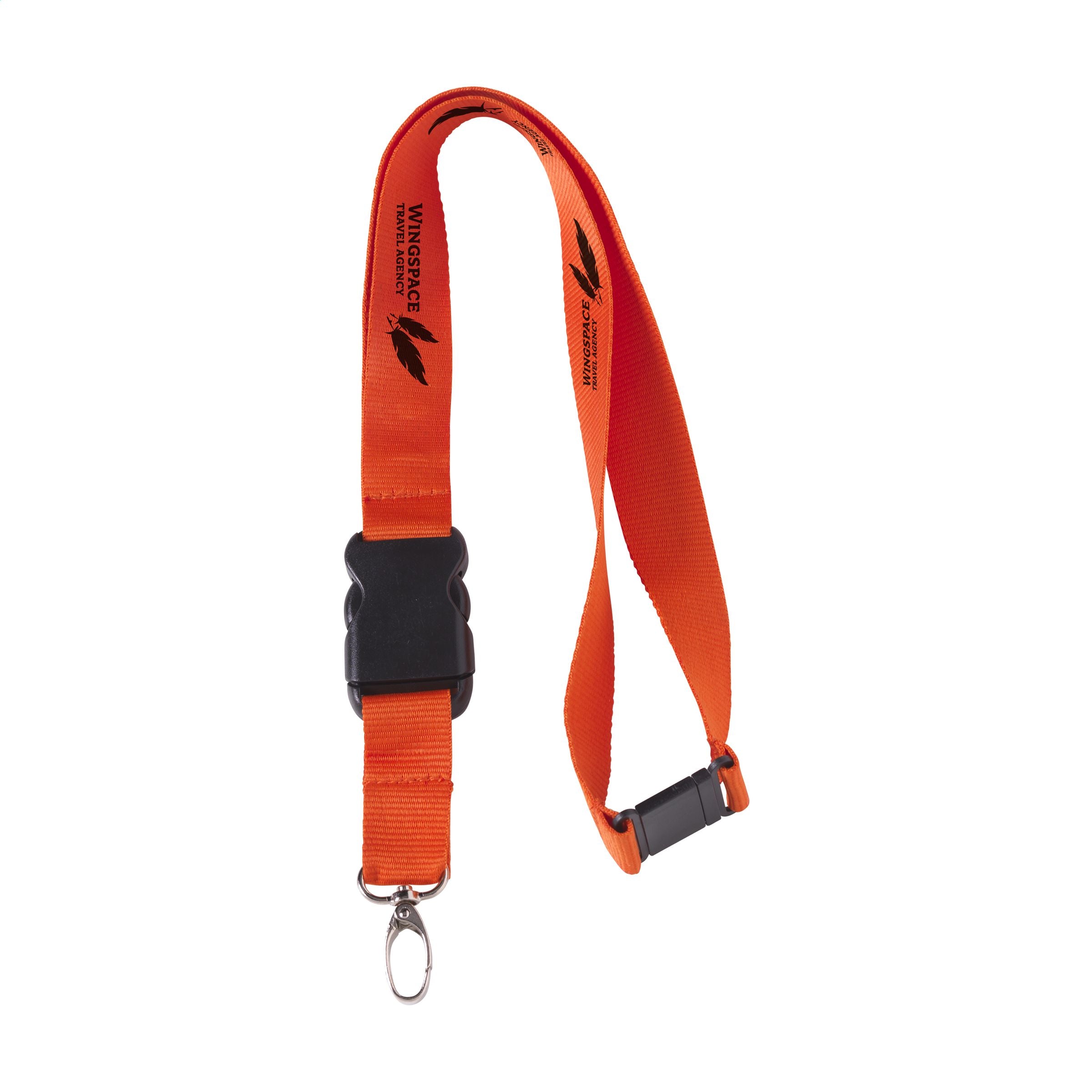 KeyCordSafety 2,4 cm Schlüsselband - Orange