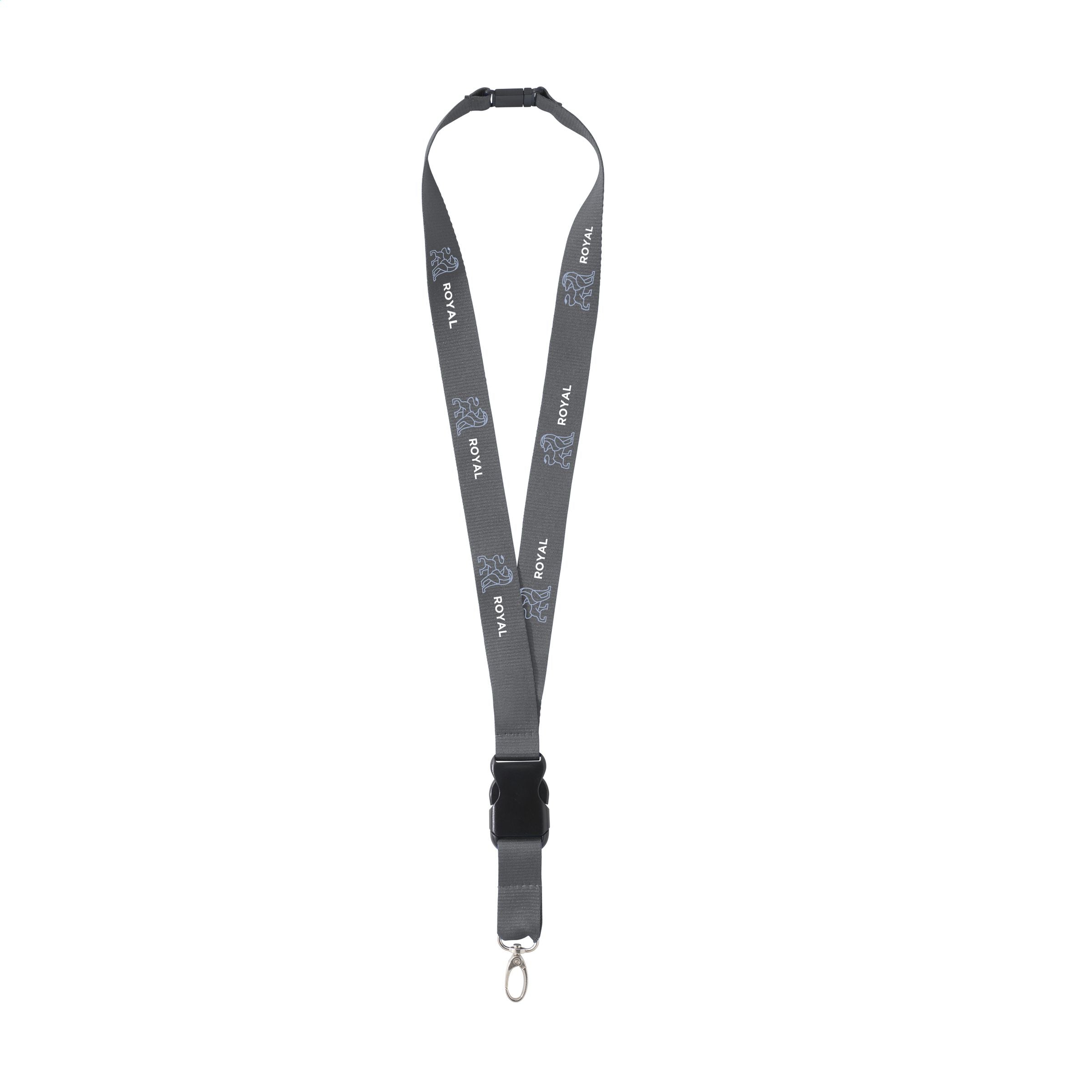 KeyCordSafety 2,4 cm Schlüsselband - Grau