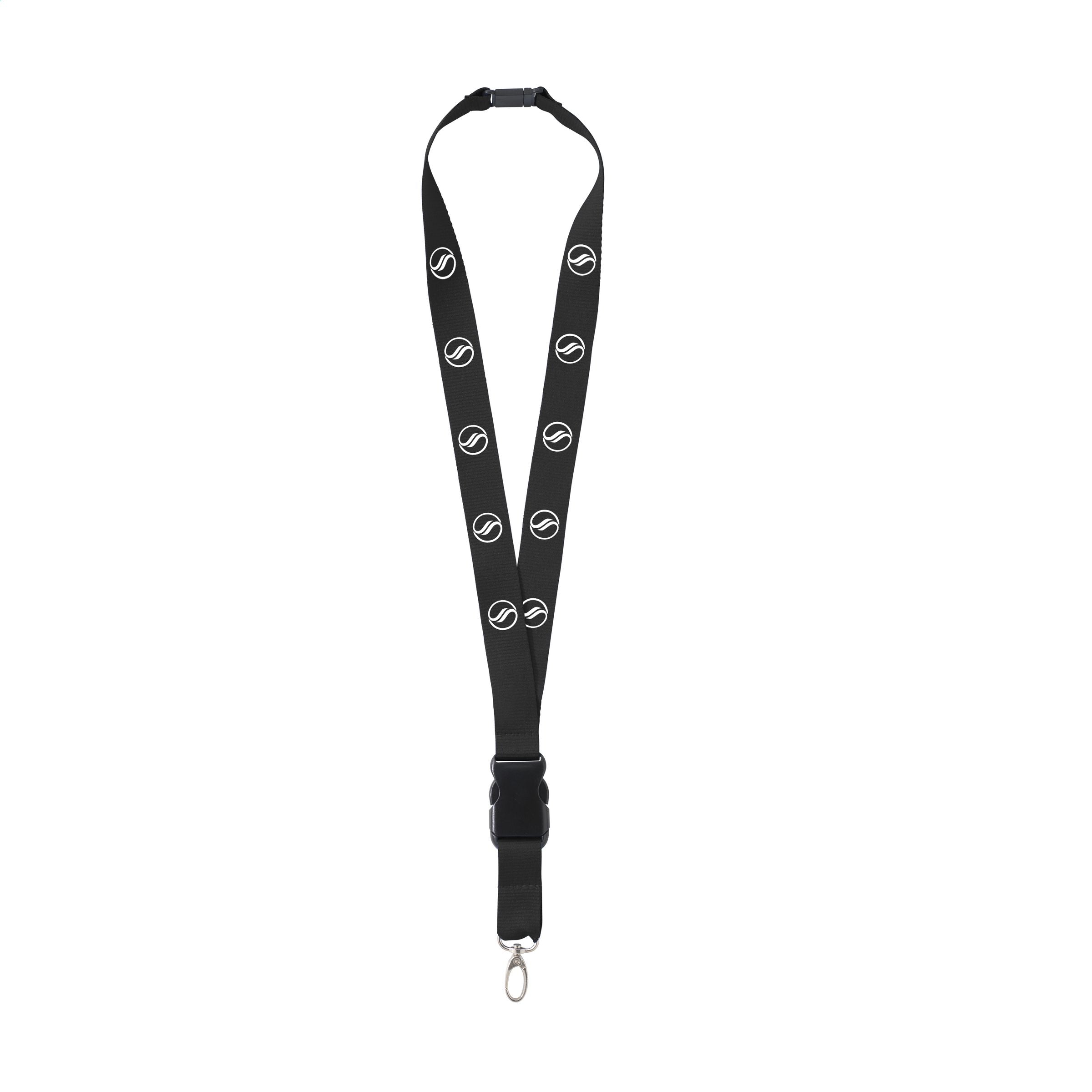 KeyCordSafety 2,4 cm Schlüsselband - Schwarz