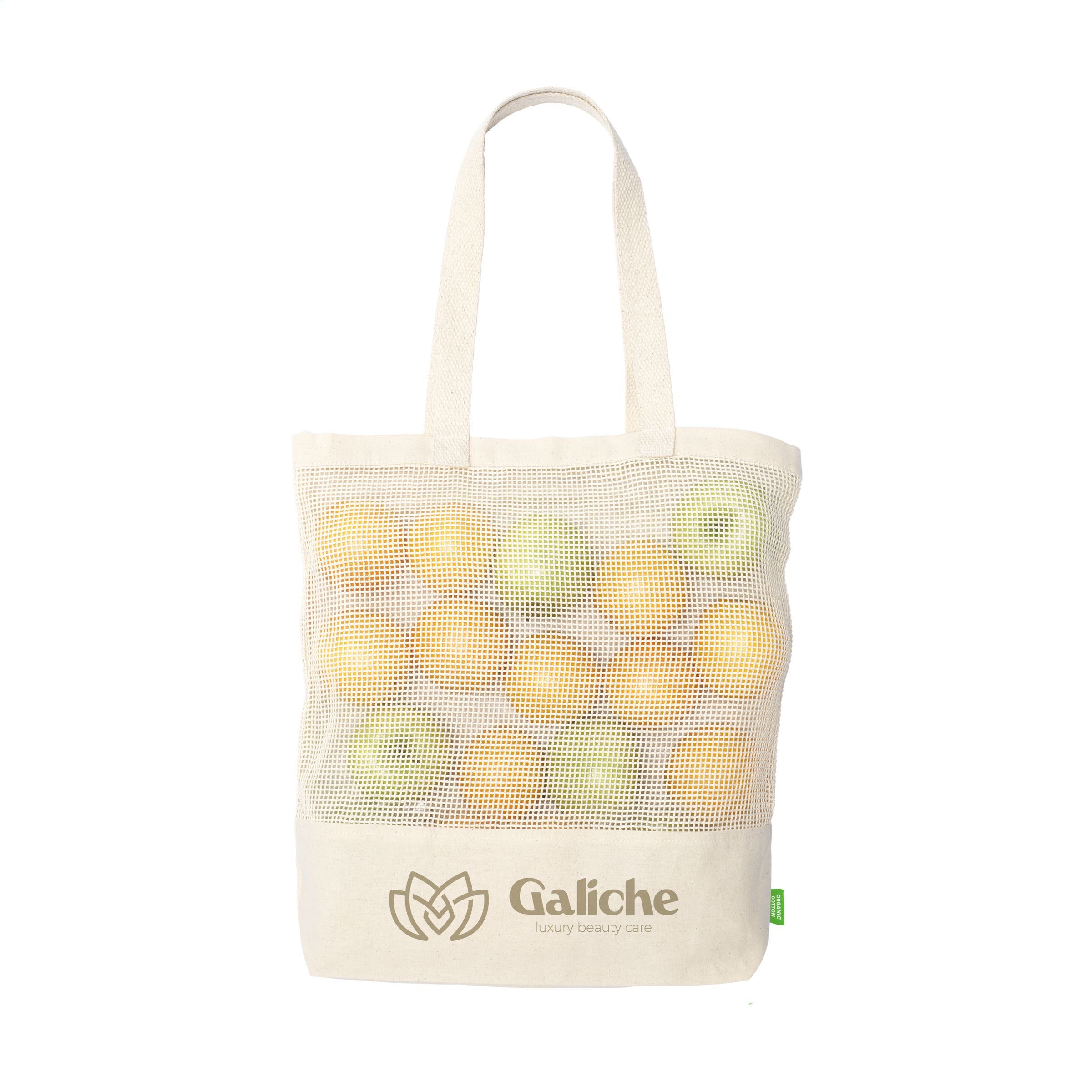 Natura Organic Mesh Shopper (180 g/m²) Einkaufstasche - Natur