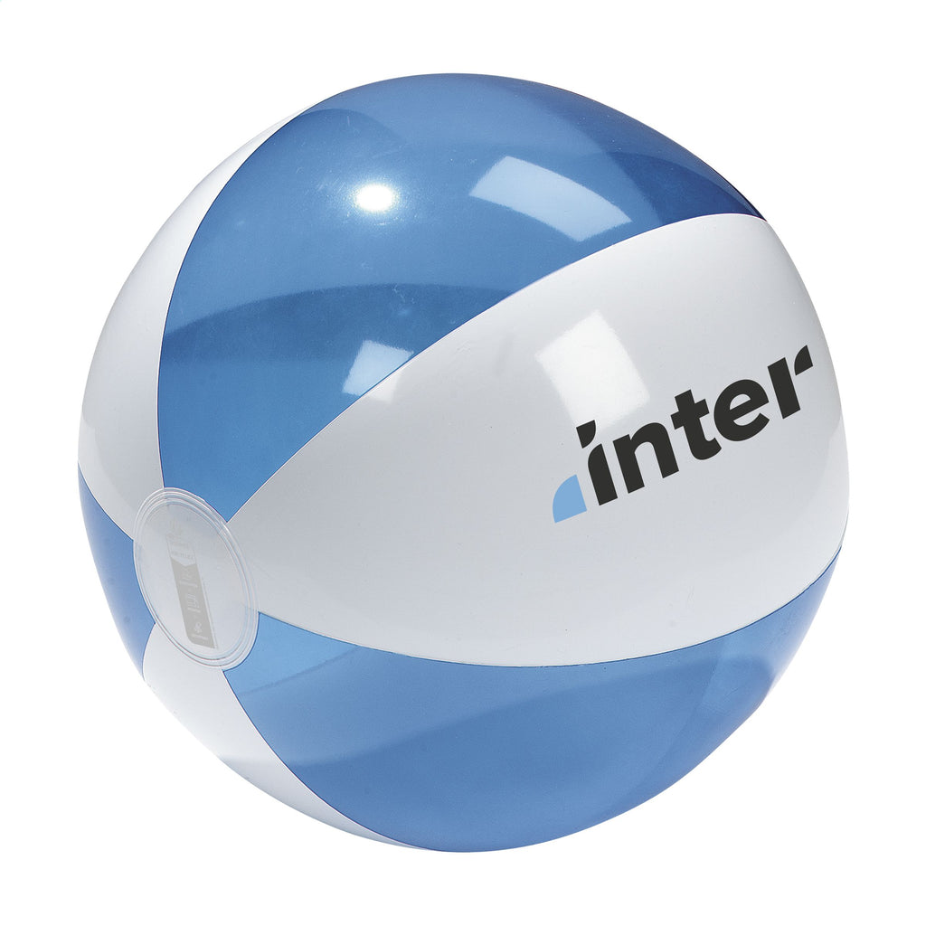 BeachBall Ø 30 cm - Blau/weiß - Produktbild der Firmengeschenke Kollektion