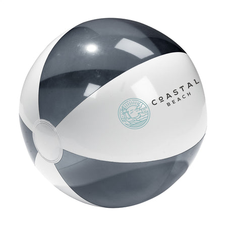 BeachBall Ø 30 cm - Weiß/Schwarz