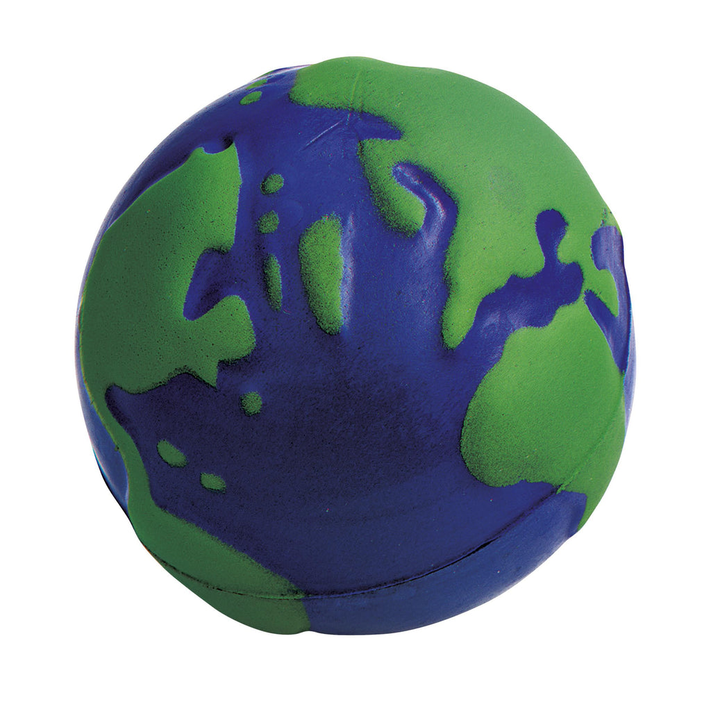 StressGlobe Ø 6,5cm Stressball - Blau - Produktbild der Anti-Stressbälle Kollektion