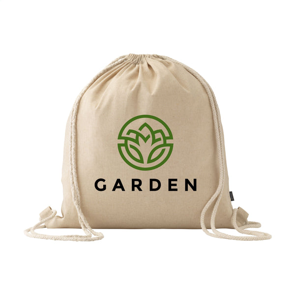 GRS Recycled Cotton PromoBag (180 g/m²) Rucksack - Beige