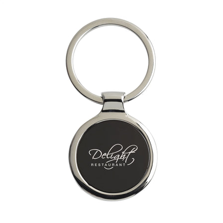 KeyTag Anhänger, rund - Schwarz
