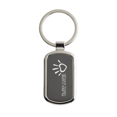 KeyTag Anhänger, eckig - Schwarz