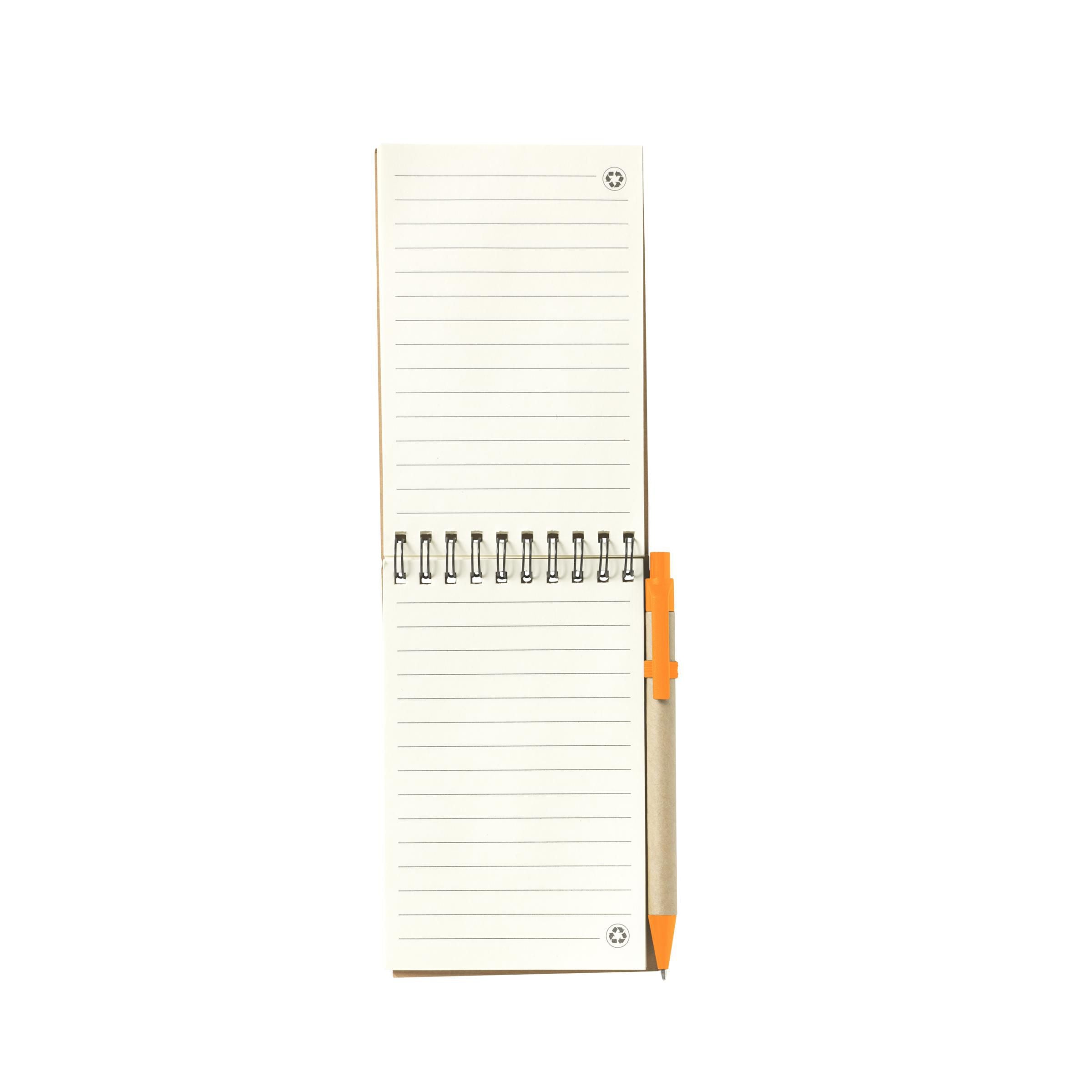 RecycleNote-M Notizbuch - Orange