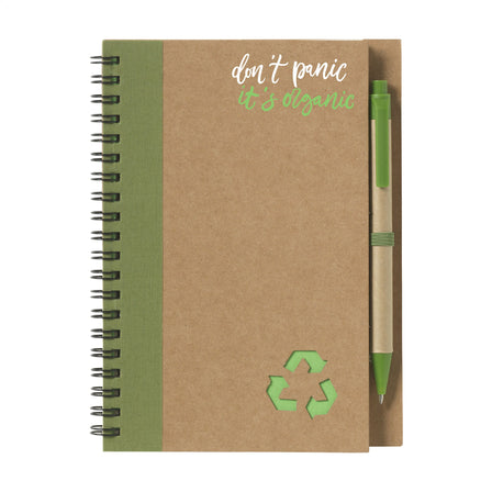 RecycleNote-L Notizbuch - Grün