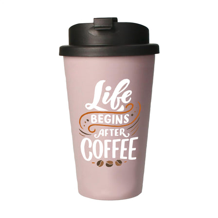 Eco Coffee Mug Premium Deluxe 350 ml Kaffeebecher - Lila