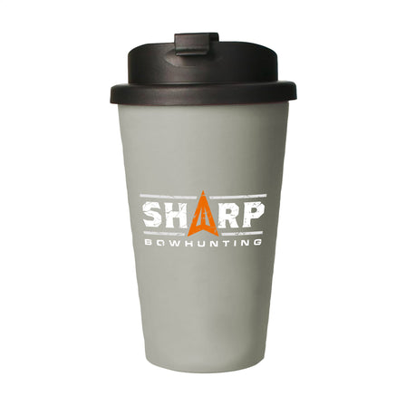 Eco Coffee Mug Premium Deluxe 350 ml Kaffeebecher - Grau