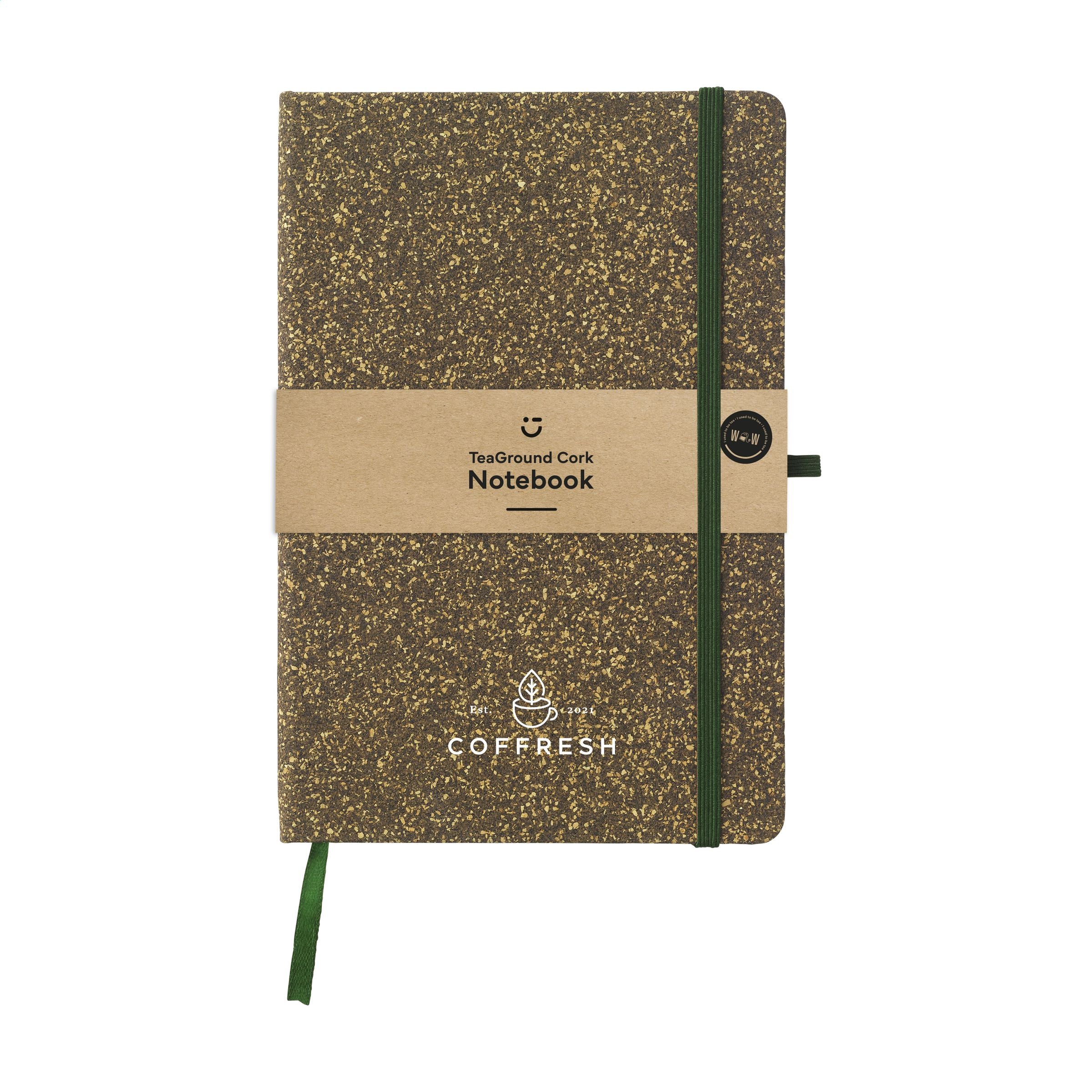 TeaGround Cork Notebook A5 Notizbuch - Braun