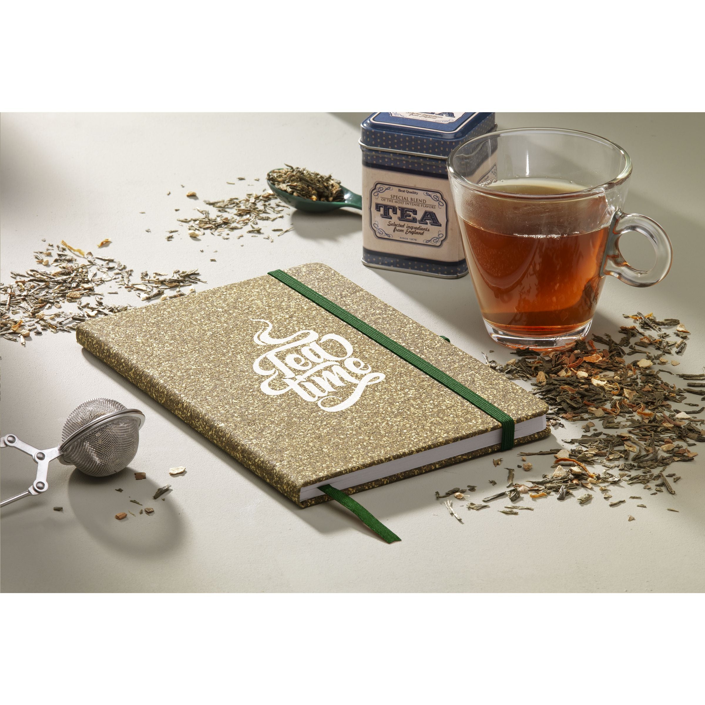 TeaGround Cork Notebook A5 Notizbuch - Braun