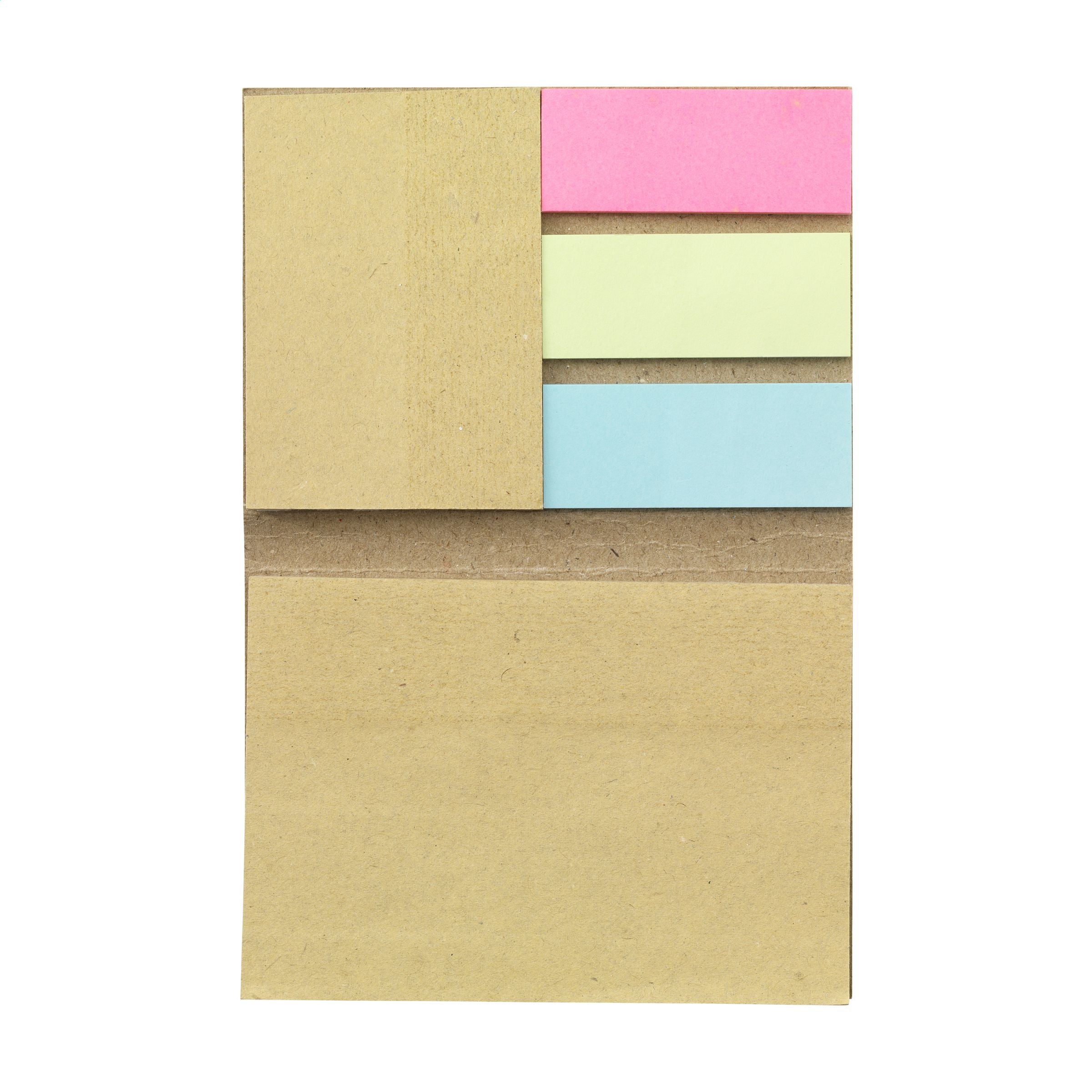 Milk-Carton Recycled StickyMemo Memobuch - Braun