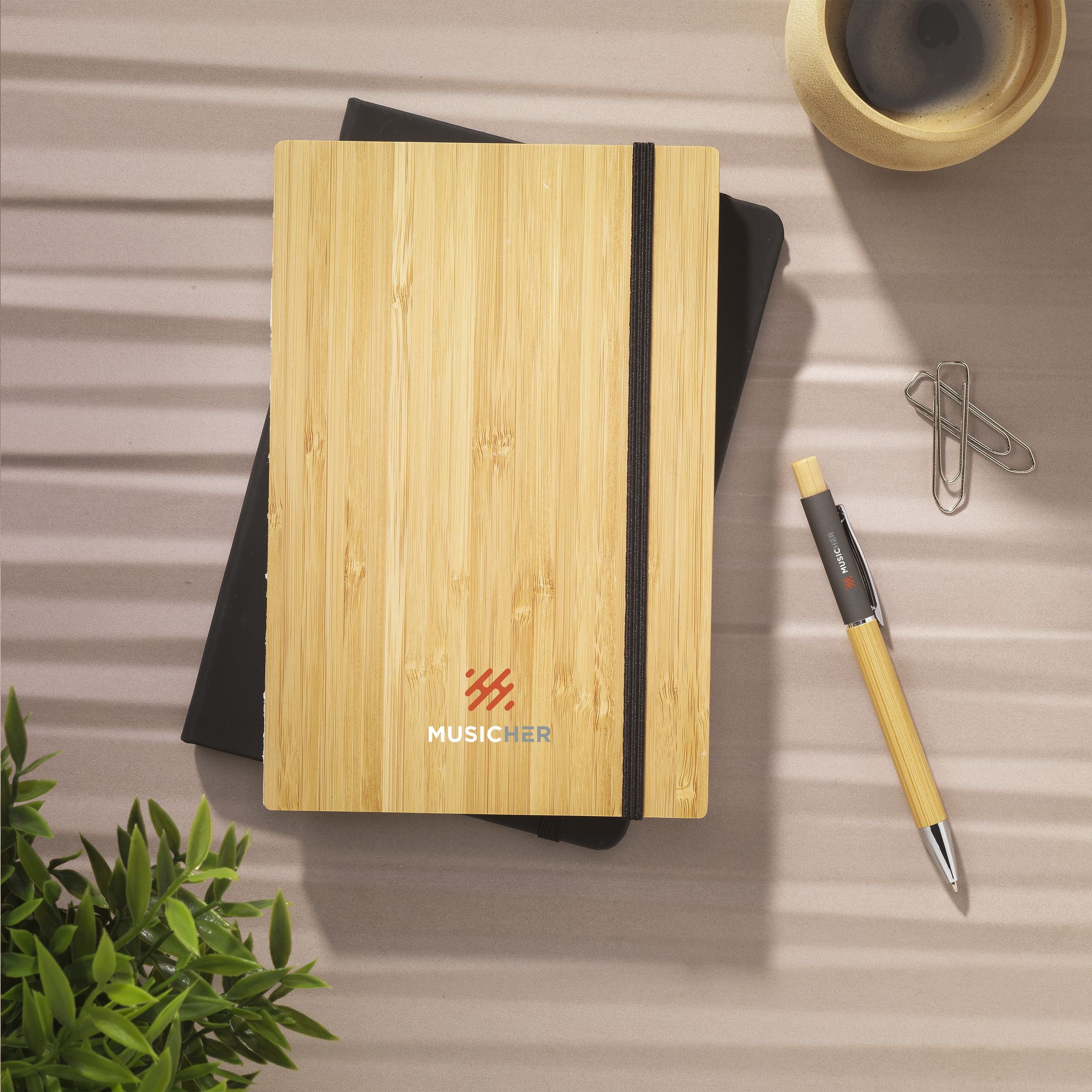 Bamboo Journal Notebook A5 Notizbuch - Natur