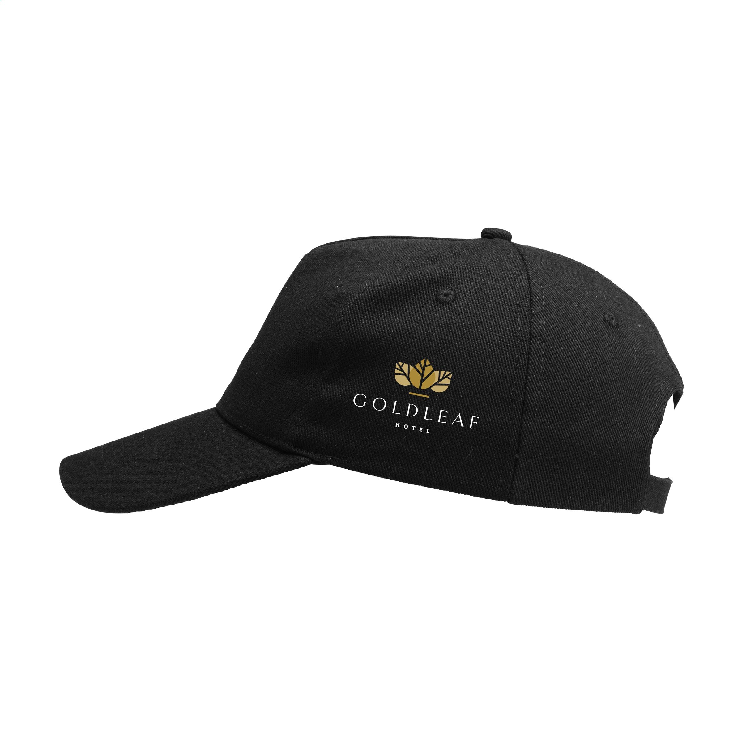 Hamar Cap Recycled Cotton Kappe - Schwarz