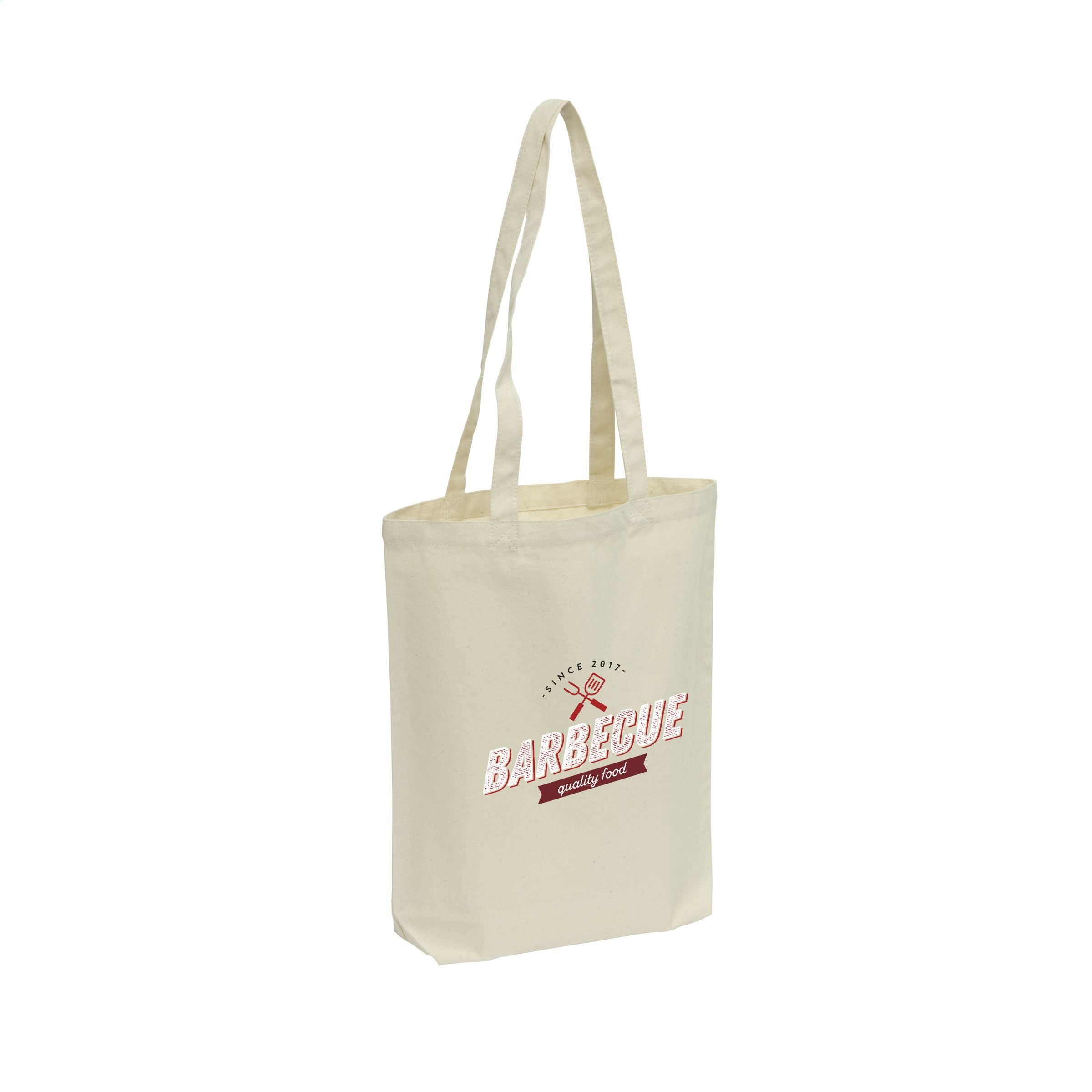 Canvas ShoppyBag lange Henkel (270 g/m²) Tasche - Ecru