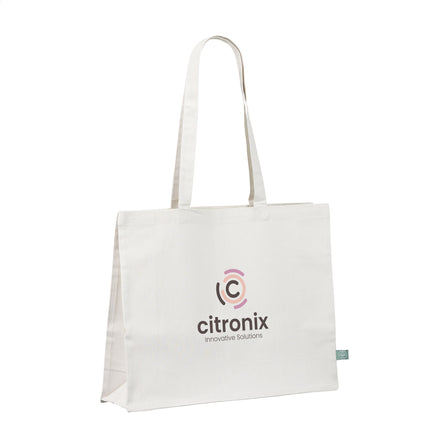 19 l ECO Shopper GOTS Organic Cotton (180 g/m²) Tasche - Hellgrau
