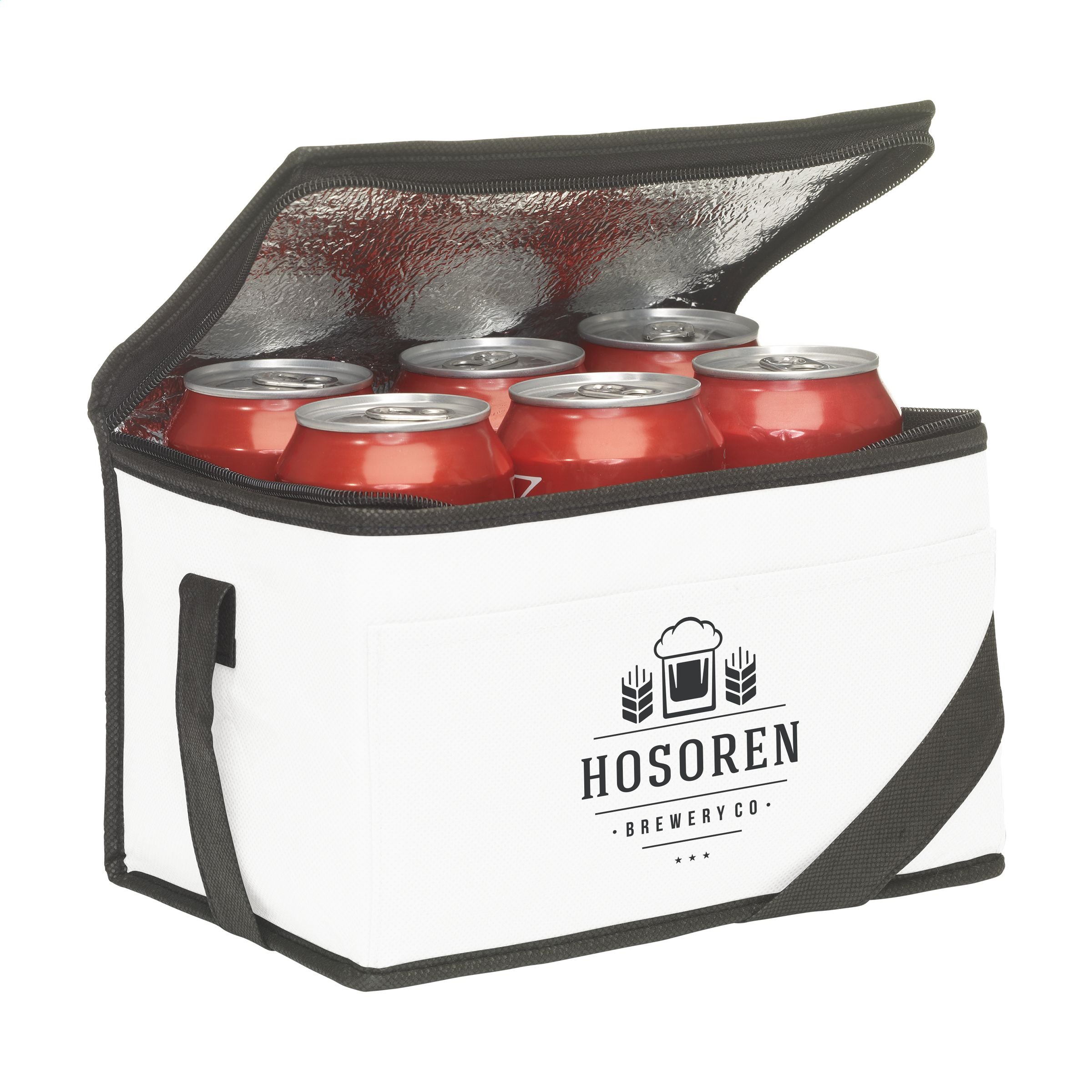 4 l Keep-it-Cool GRS RPET Kühltasche - Weiß - Galerieansicht 3