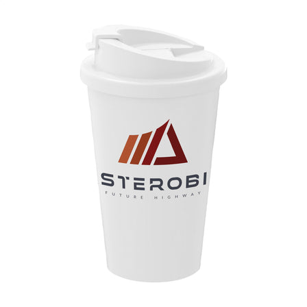 Coffee Mug Premium Deluxe 350 ml Kaffeebecher - Weiß