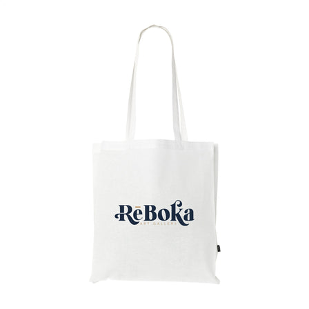 Colour Square Bag GRS Recycled Cotton (150 g/m²) Tasche - Weiß
