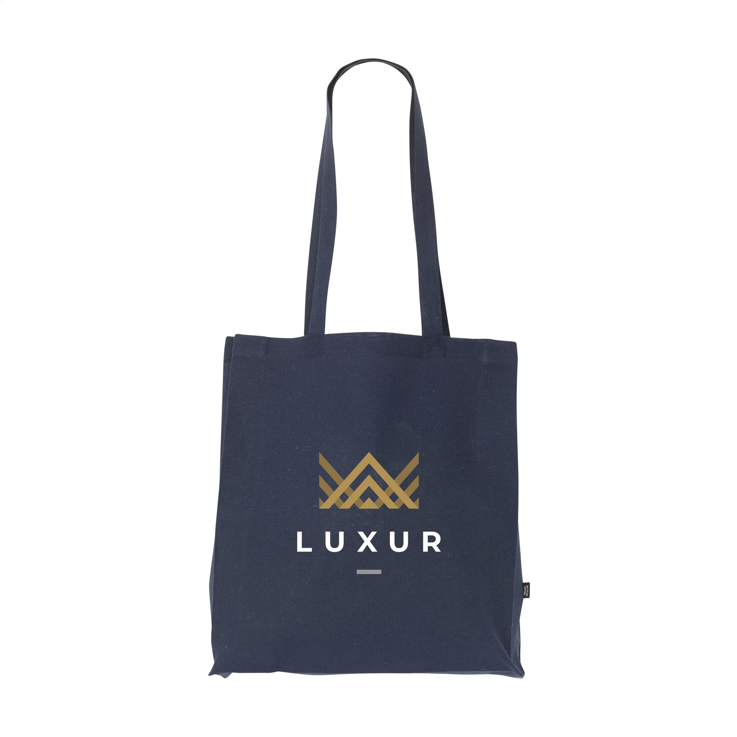 12 l Colour Square Bag GRS Recycled Cotton (150 g/m²) Tasche - Navy - Galerieansicht 1