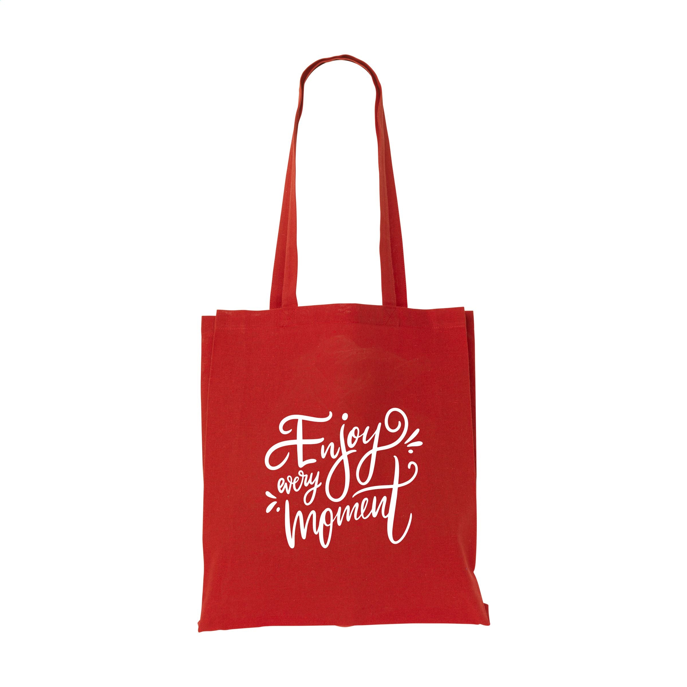 12 l Colour Square Bag GRS Recycled Cotton (150 g/m²) Tasche - Rot - Galerieansicht 1