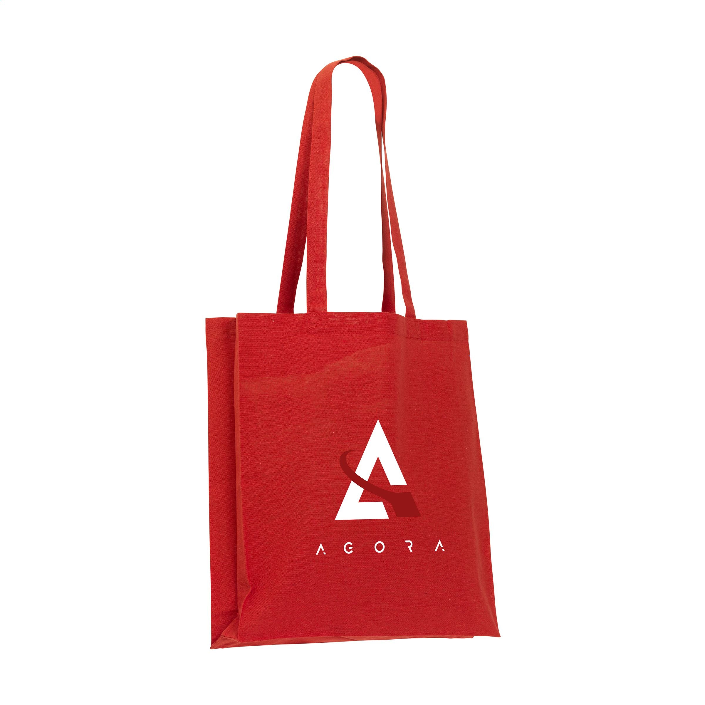 12 l Colour Square Bag GRS Recycled Cotton (150 g/m²) Tasche - Rot - Galerieansicht 2