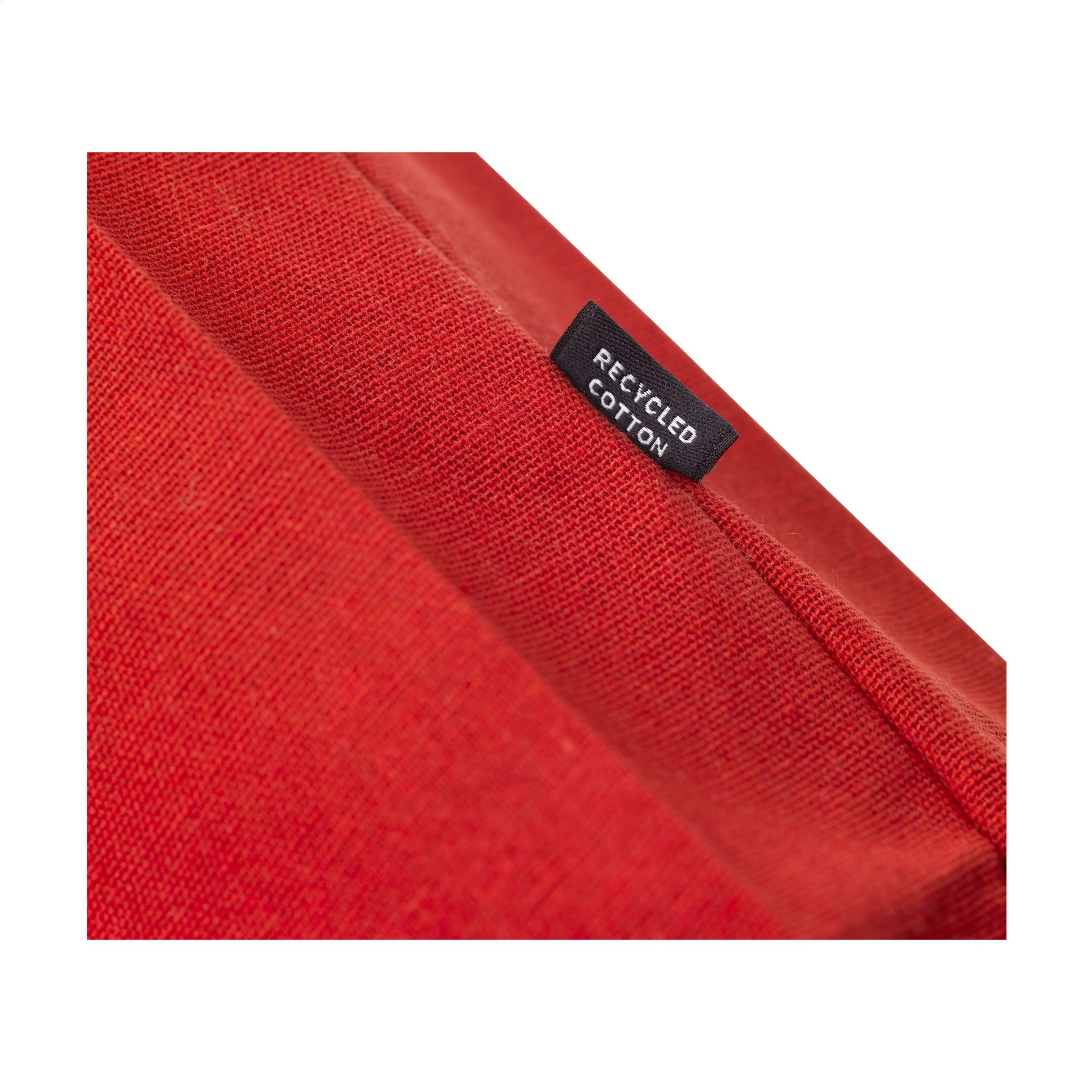 Colour Square Bag GRS Recycled Cotton (150 g/m²) Tasche - Rot