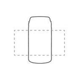 Bild der Druckfläche von Siebdruck rundum 160 x 80 mm 4268