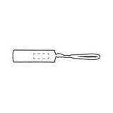 Bild der Druckfläche von Tampondruck auf der zweiten Seite Lampe 30 x 12 mm 4294
