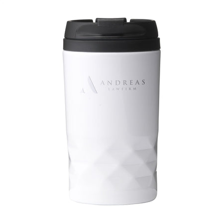 Graphic Mini Mug RCS Recycled Steel 250 ml Thermobecher - Weiß