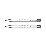 Tampondruck gleichbleibend auf der Vorderseite, beiden Gehäusen 35 x 7 mm 4310