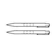 Tampondruck gleichbleibend neben beiden Clips links 35 x 7 mm 4310