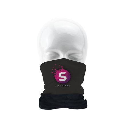 Bandana Fleece multifunktioneller Schal - Schwarz