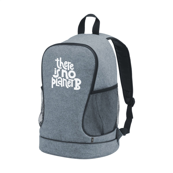 PromoPack Felt Gym Bag Rucksack - Grau