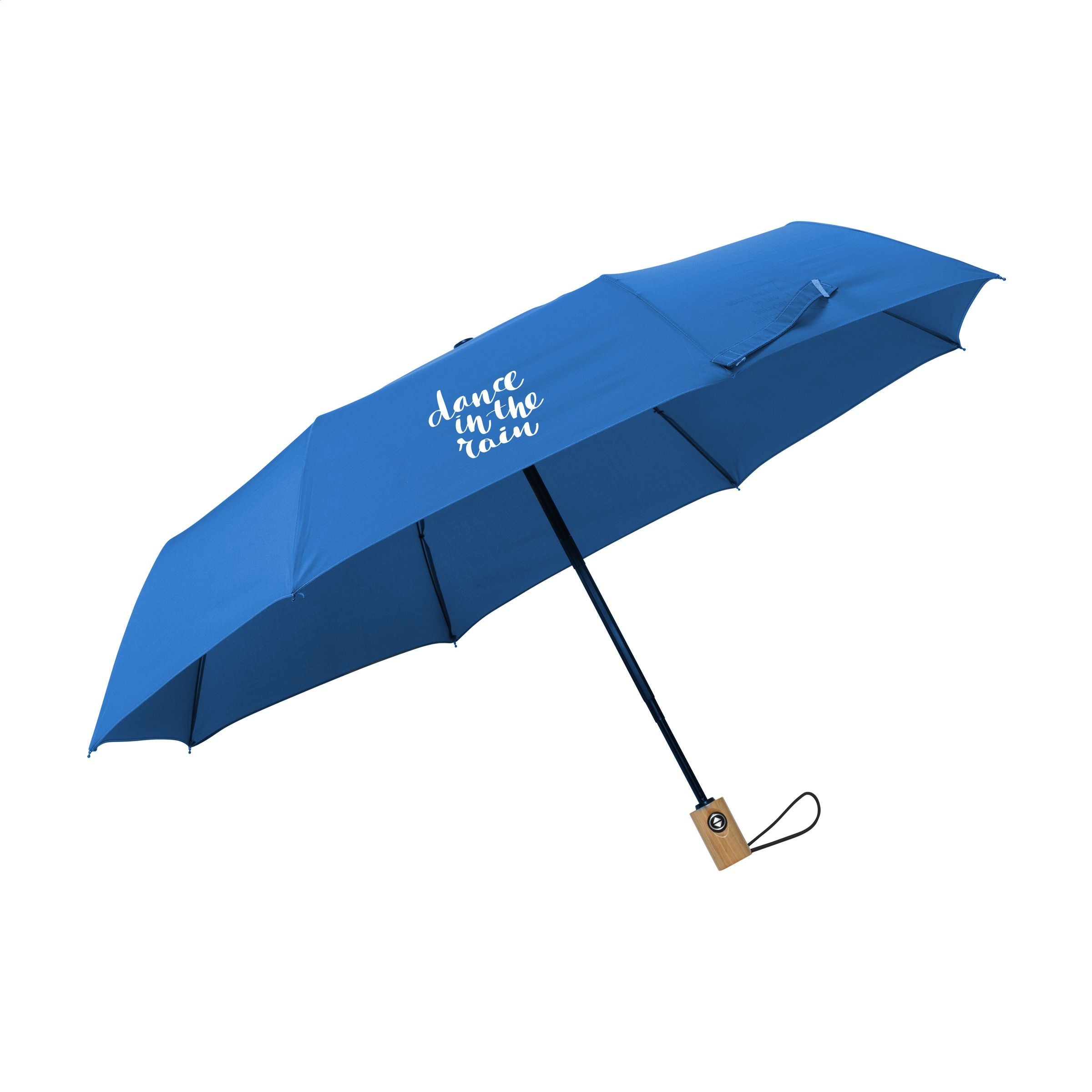 Michigan faltbarer RCS RPET-Regenschirm 21 inch - Royal Blue